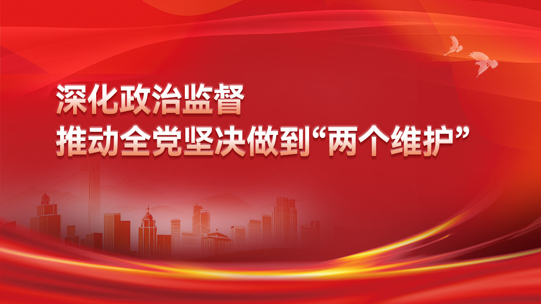 深化政治监督，推动全党坚决做到“两个维护”